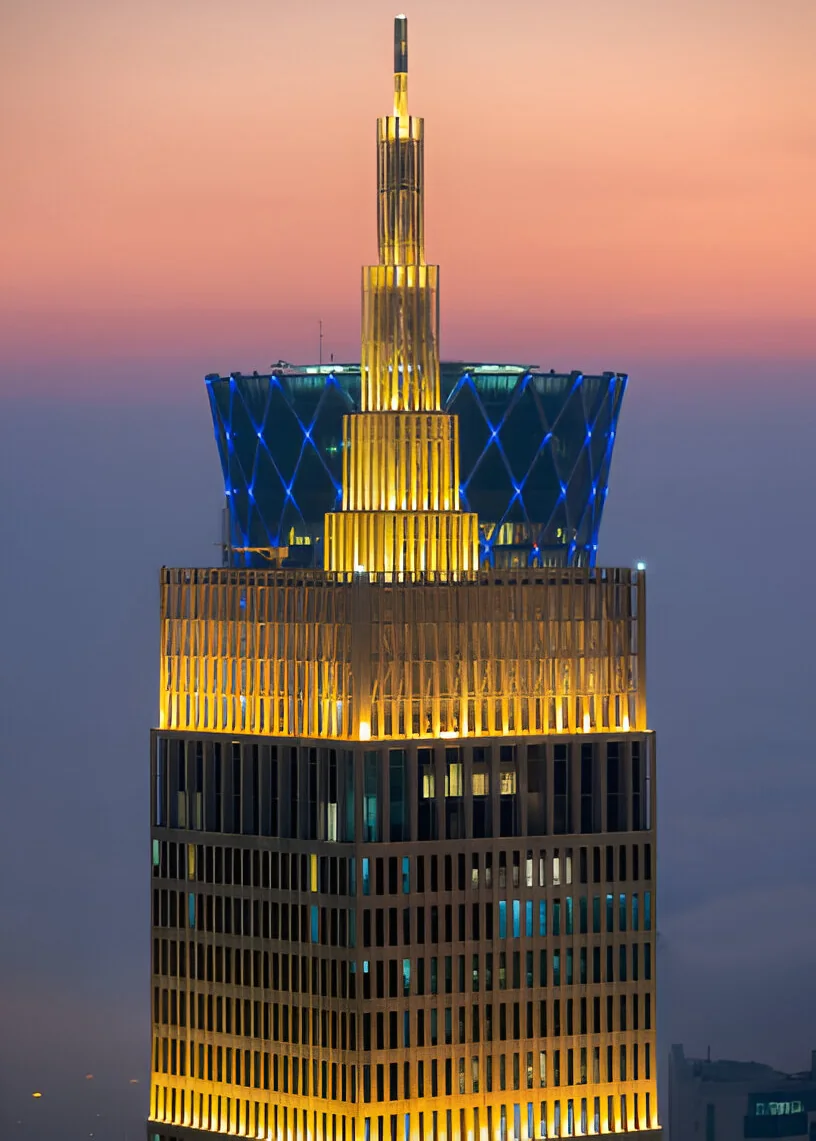 Al Asmakh Tower fire safety project Qatar